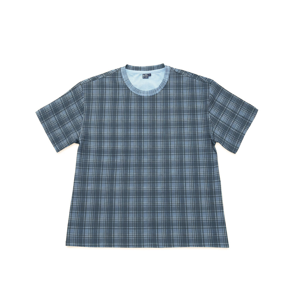 "Stone" Plaid Tee