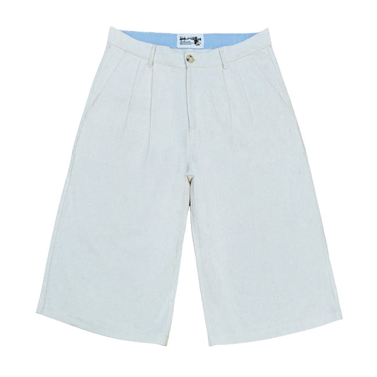Pleated Shorts v2 "Cream"