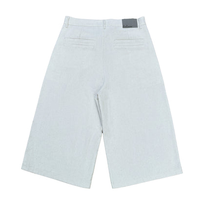 Pleated Shorts v2 "Cream"