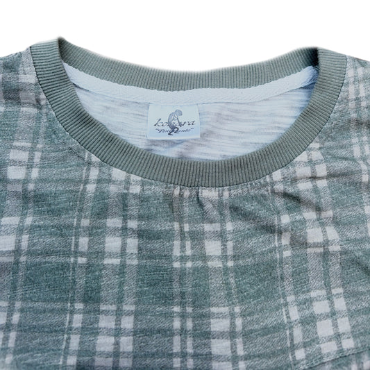 Plaid Tee v2 "Jade"