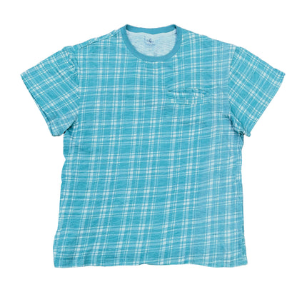 Plaid Tee v2 "Aqua"