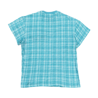 Plaid Tee v2 "Aqua"