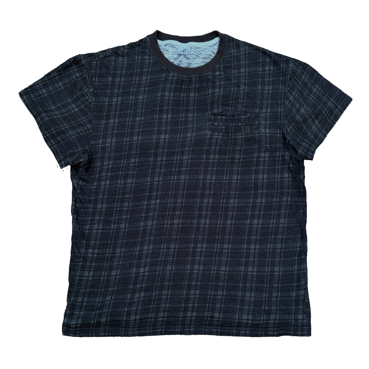 Plaid Tee v2 "Obsidian"
