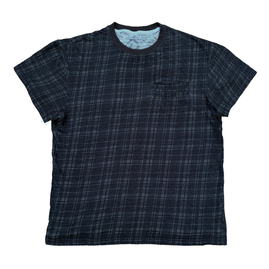 Plaid Tee v2 "Obsidian"