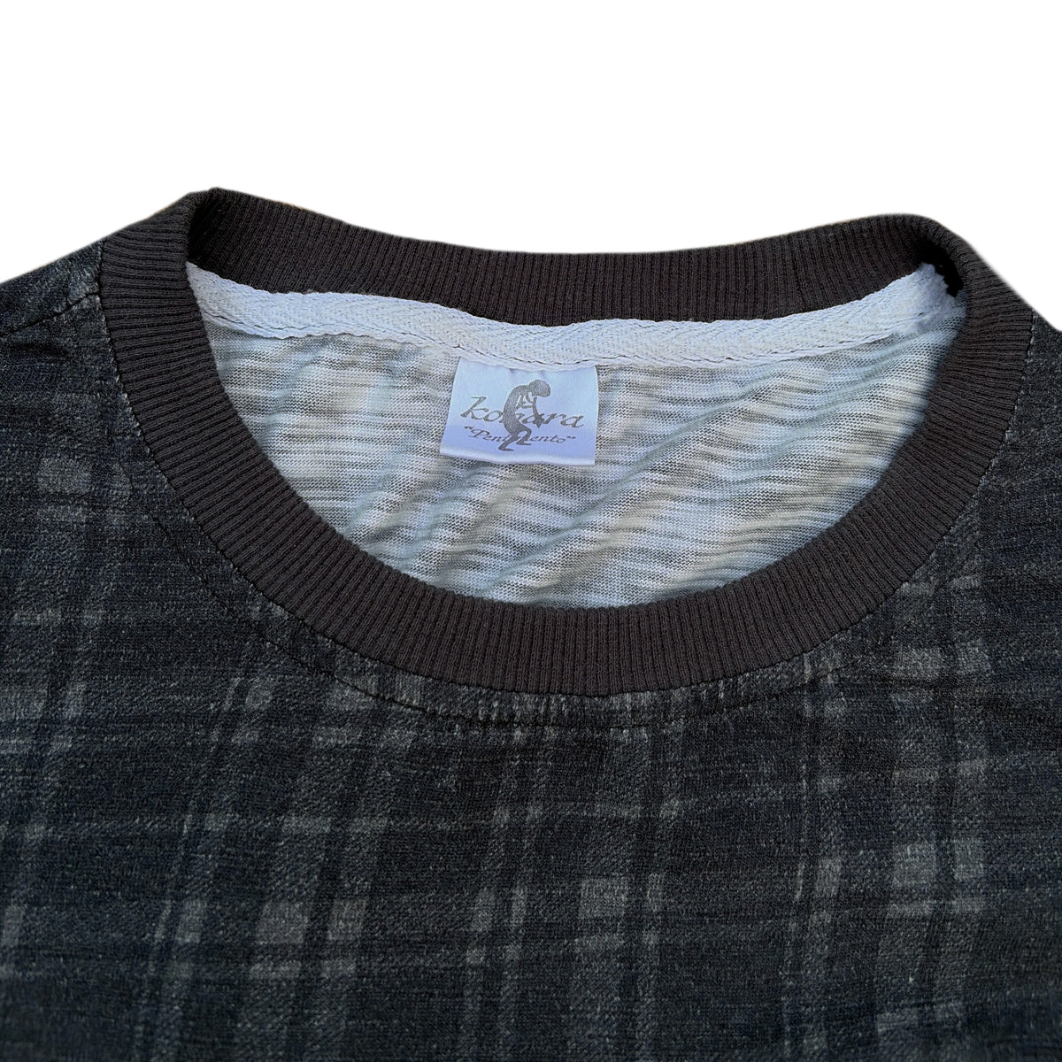 Plaid Tee v2 "Obsidian"