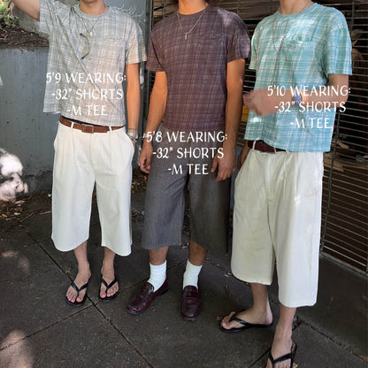 Plaid Tee v2 "Aqua"