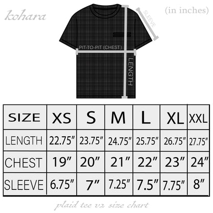 Plaid Tee v2 "Aqua"