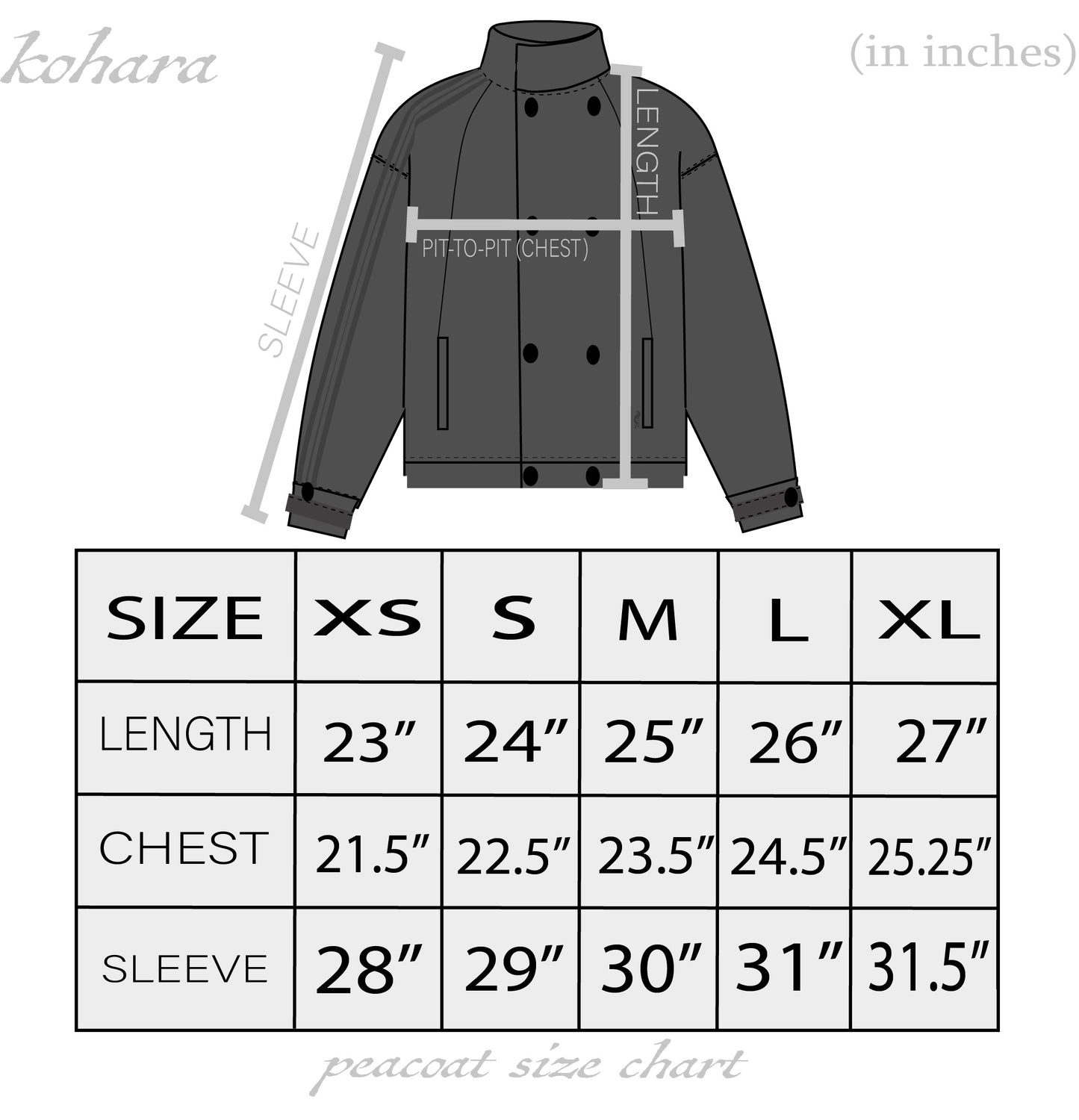 The Peacoat "Jet Black"