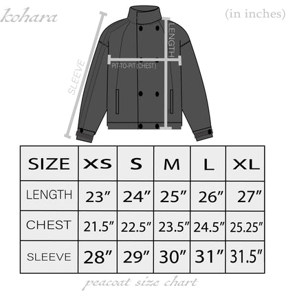The Peacoat "Jet Black"
